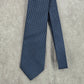 Leonardo NY Blue Geometric 100% Microfiber Men's Neck Tie NWOT