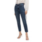 Mango MNG Slim Copped Dark Blue Jeans NWT Plus 16