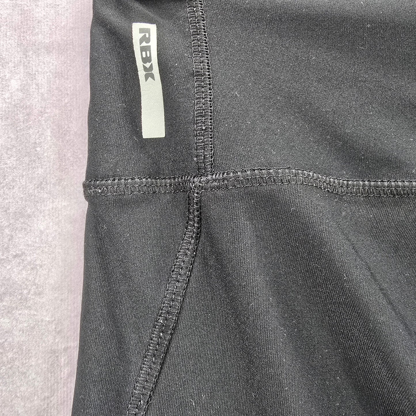 RBX Black Gray Cropped Activewear Legging Yoga Pants Bottoms Extra Small XS