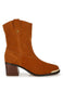 Emberly Suede Square Toe Ankle Boots