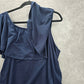 Hello Mia Navy Blue Sleeveless Ruffle Maternity Dress Extra Large