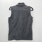 Columbia Gray Full Zip-Up Sleeveless Vest Top Jacket Fleece Large