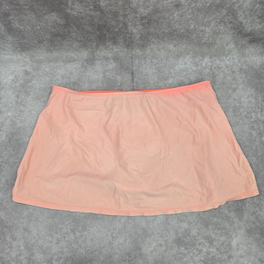 Time and Tru Orange Skort Medium 8-10 Skirt Bikini Bottom Swimwear