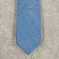 Vistini Blue Solid Box Checkered Pattern Men's Neck Tie NWOT