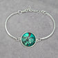 Zara Green Silver Mood Bracelet Fashion Jewelry NWT