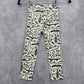 Cat & Jack White Skateboard Print Girls Toddler Leggings Pants Bottoms XS 4/5