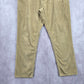 Tommy Hilfiger Tan Khaki Corduroy Straight Slim Stripe Pants Bottoms Men's 36x30