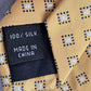 Jos A. Bank Executive Yellow Diamond Geometric 100% Silk Men's Neck Tie NWOT