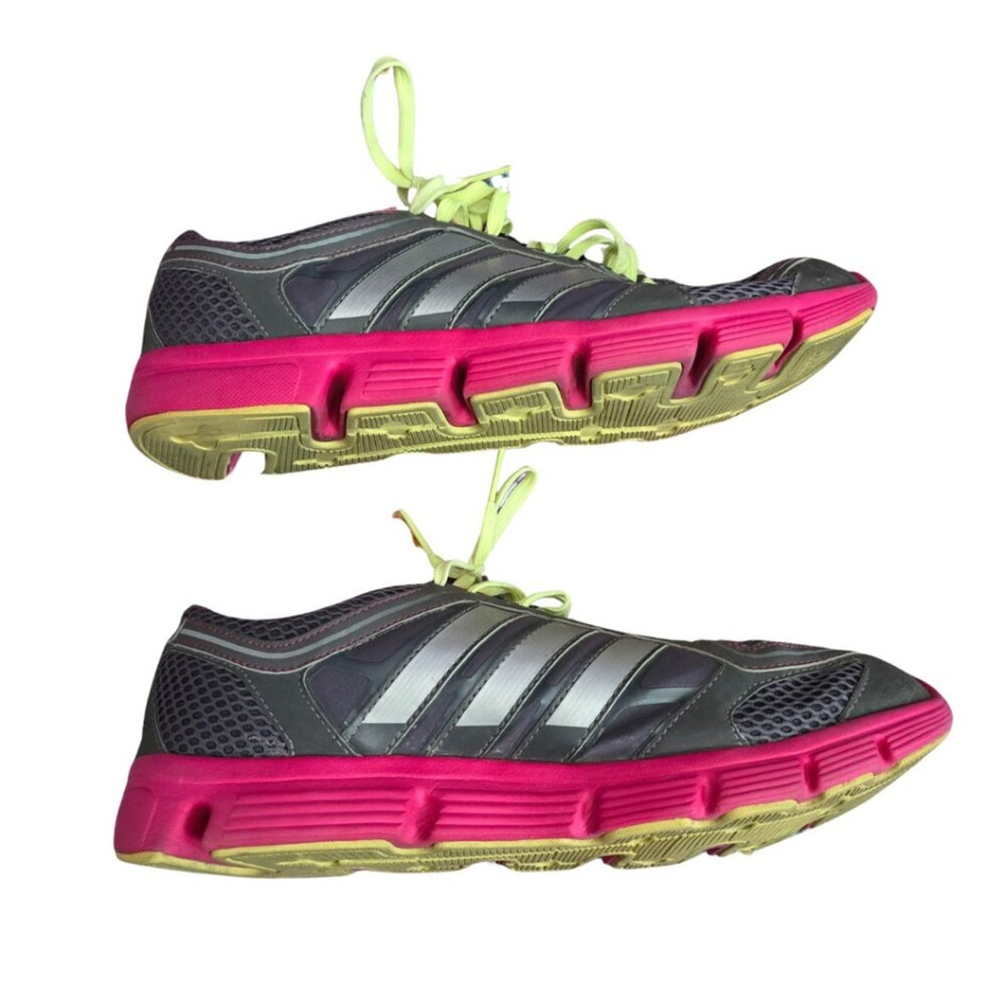 Adidas Jett Breeze Gray Pink Running Trainer Sneakers Womens Shoes 12