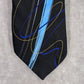 Garcia Happy Happy Birthday Collection 100% Silk Blue Swirl Men's Neck Tie NWOT