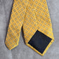 Jos A. Bank Executive Yellow Diamond Geometric 100% Silk Men's Neck Tie NWOT