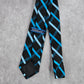 Croft & Barrow Blue Black Plaid Stripe 100% Silk Men's Neck Tie NWOT