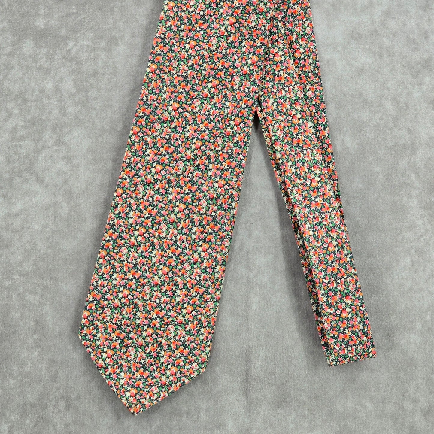 Liberty of London Pink Floral Dot Pattern 100% Cotton Men's Neck Tie NWOT