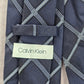 Calvin Klein Blue Black Plaid Tartan 100% Silk Men's Neck Tie NWOT