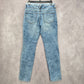 No Boundaries Blue Button Jeans Pants Size 9