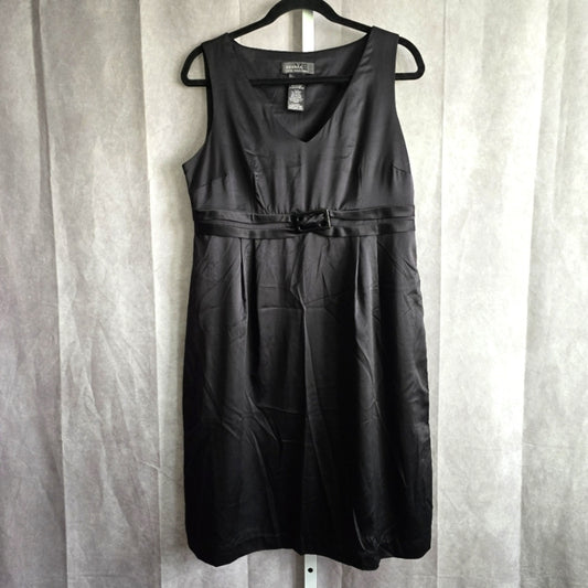 George by Mark Eisen Black Knee Length Dress Size 12