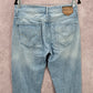 Flying Machine Blue Slim Prince Cotton Straight Denim Jeans Pants 34x42