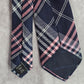 Banana Republic Navy Pink Plaid Stripe 100% Silk Men's Neck Tie NWOT