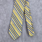 Lord & Taylor Metropolitan Yellow Stripe 100% Silk Men's Neck Tie NWOT