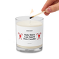 Only Hoes Can Smell This Candle Soy Wax Cotton Wick Unscented Glass Jar Candle Birthday Anniversary Christmas New Years Funny Gift for Her Him