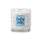 Feeling Jolly Soy Wax Cotton Wick Unscented Glass Jar Candle Birthday Anniversary Christmas New Years Funny Gift for Her Him