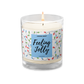 Feeling Jolly Soy Wax Cotton Wick Unscented Glass Jar Candle Birthday Anniversary Christmas New Years Funny Gift for Her Him